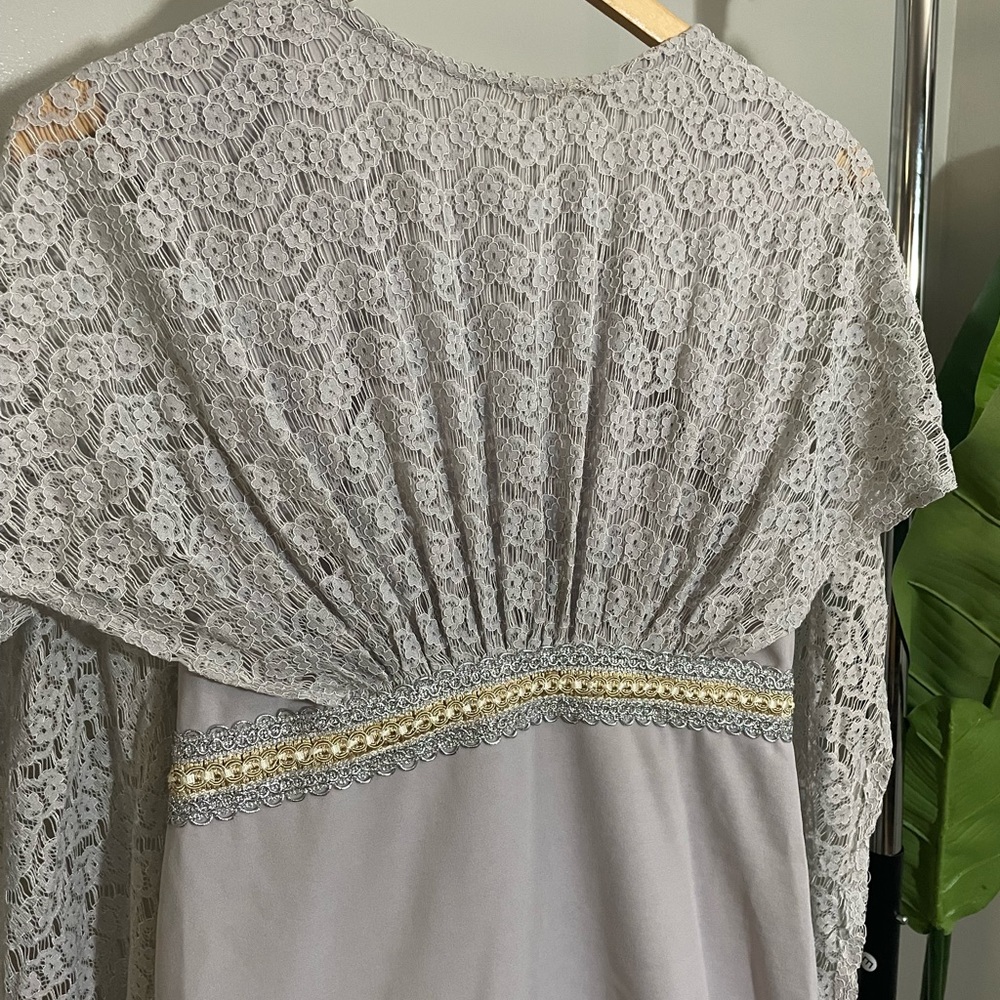 SHEIN cape gown dress